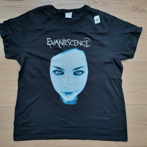 Evanescence - Fallen Cover Amy Lee - New Women's XL Black T-Shirt - Picture 4 of 4